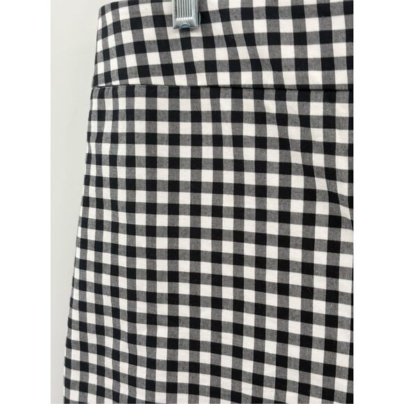 Talbots Pants Chatham Ankle Women 16 Petite Dark Navy Blue White Check Gingham - Picture 5 of 13